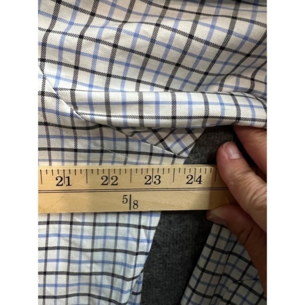 Ralph Lauren Classic Fit Shirt Button Down Men's Sz Medium Black,Blue & White - Picture 5 of 8